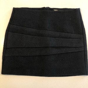 Maje black mini skirt